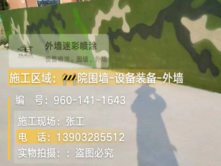 林芝 迷彩漆喷涂价格（按平方米计费）